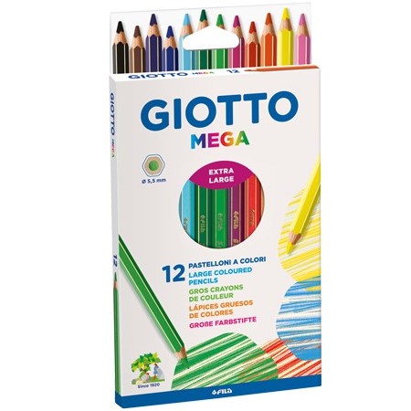 Matite Colorate Giotto Mega pack 12