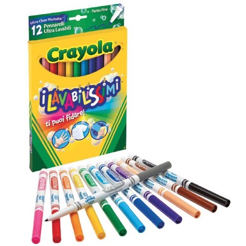 Crayola Lavabilissimi Pennarelli 12 Col