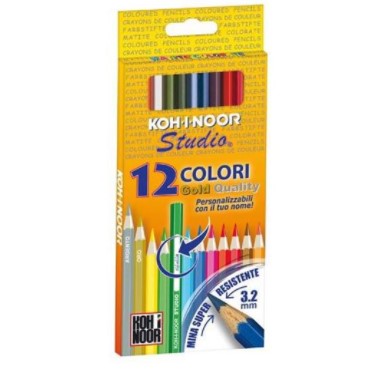 matite colorate kohinoor 12 pastelli